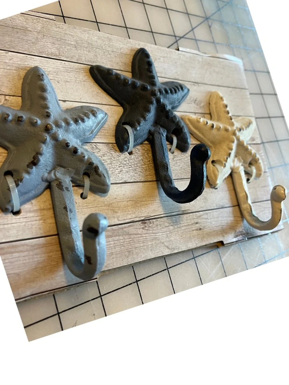 Coastal Decorative Wall Hooks Set of 3 NWT
